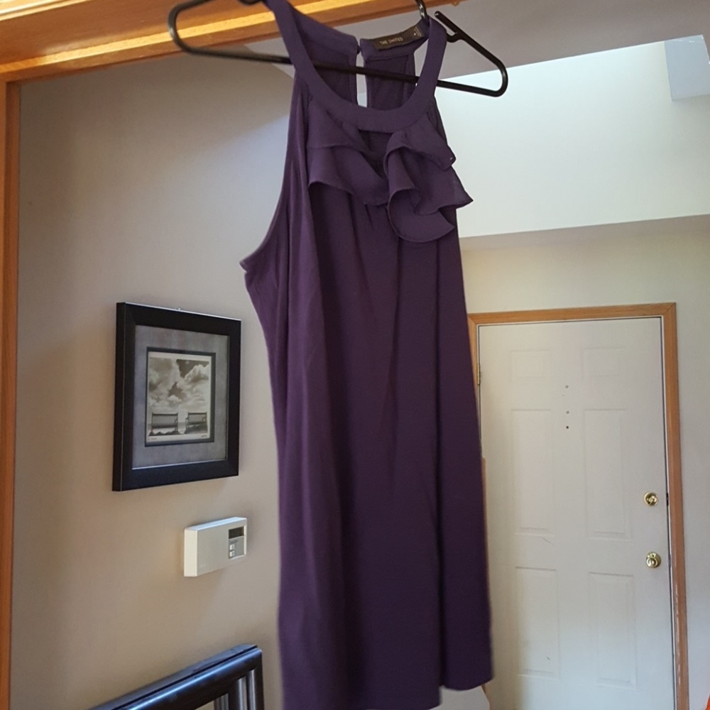 The Limited Brand dark plum dress blouse.